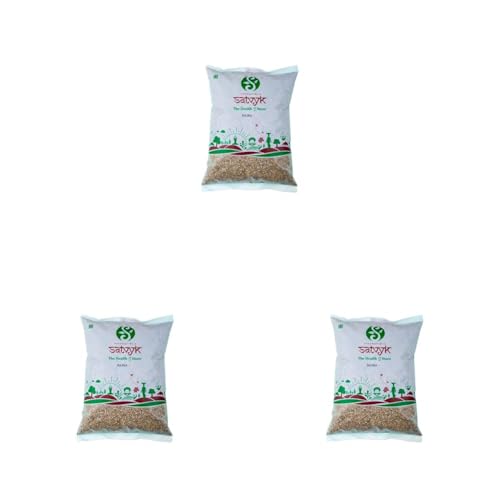 Image of S Siddhagiri's SATVYK THE HEALTH re STORE Bajra (1kg) - Unpolished Pearl Millet | Desi | Gluten Free | High Plant Protein & Fiber Rich Desi Grain (Pack of 3)