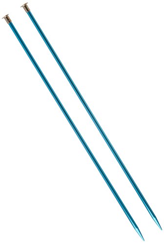 Boye 14-Inch Aluminum Single Point Knitting Needles, Size 10