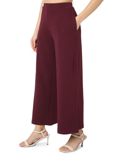 Image of Smarty Pants Women's Cotton Rib Pleated Trouser.