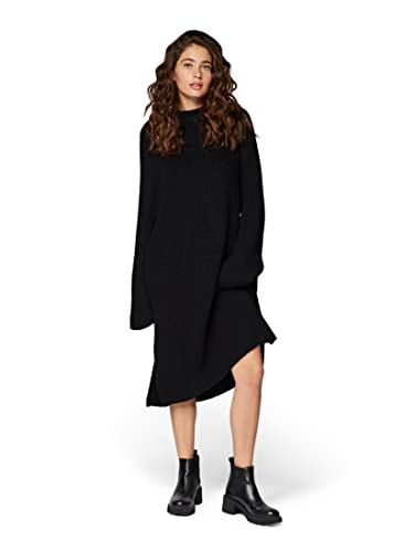 Mavi Vestido de Tricot, Negro, S para Mujer
