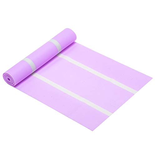 エクササイズバンド トレーニングバンド ゴムバンド トレーニングチューブ ゴムチューブ ヨガバンド 天然ラテックス製 無刺激 ダイエット 筋トレ 美尻 室内運動器具 25ポンドpuple