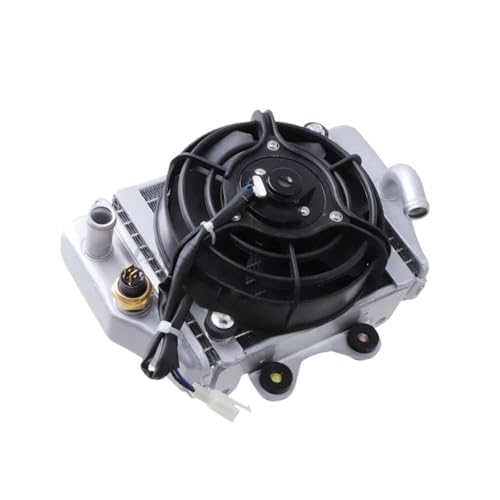 Radiador de enfriamiento de motor ATV de 150cc y 250cc con ventilador para Quad Buggy