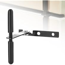 Yaocom 1 Pcs RV Refrigerator Door Latch Fridge Lock 1-3/16" Hole Spacing Furniture Parts Hardware Keeps Fridge Shut While Traveling Standard,Black