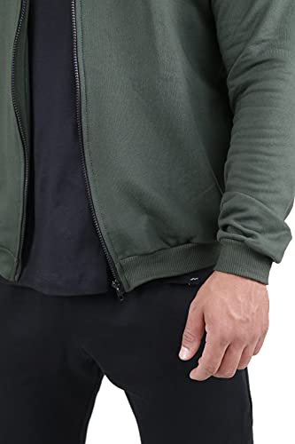 Jaqueta Bomber Masculina Swag Ziper Moleton (Verde escuro, XGG)