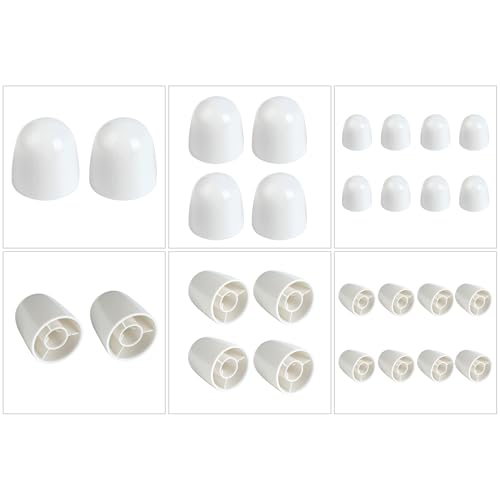 Tapas para pernos de inodoro blancas para ocultar tornillos oxidados del suelo de baño 8