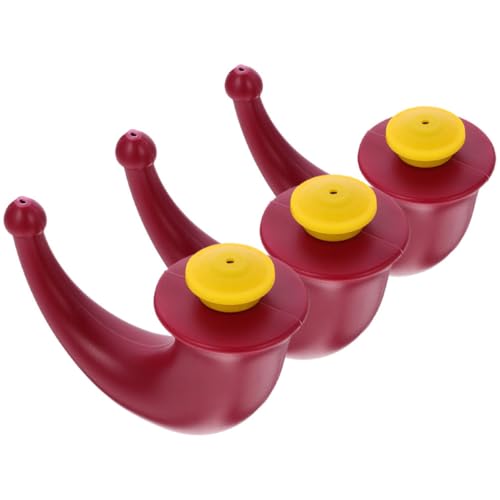 COLLBATH Kit de 3 Botellas de Enjuague Nasal de Plástico para Irrigación Nasal Multifuncional Portátil Seguro para Adultos y Herramienta Práctica