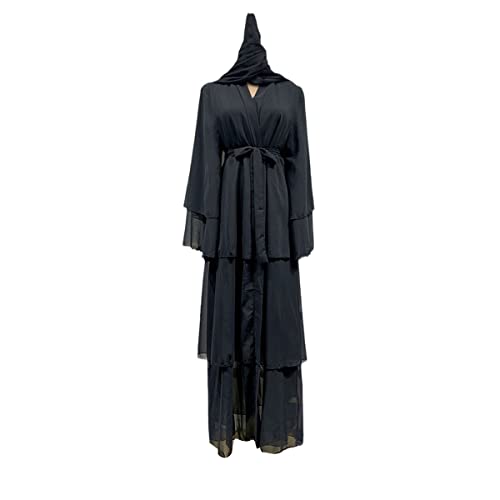 Robe pour femme en mousseline de soie style Dubaï premium Kelsiop