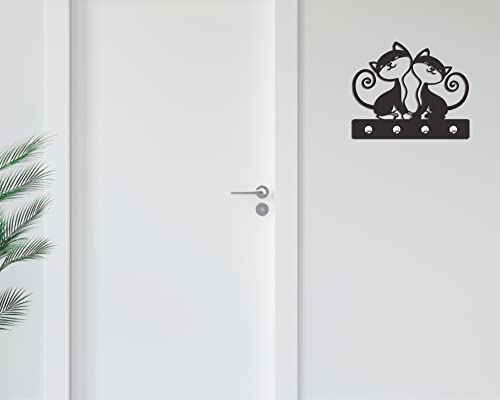 Porta Chave De Parede Decorativo Suporte Gancho Chaves Gato