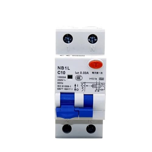 Disjoncteur de fuite NB1L 1P+N interrupteur d'air type C 20A 32A