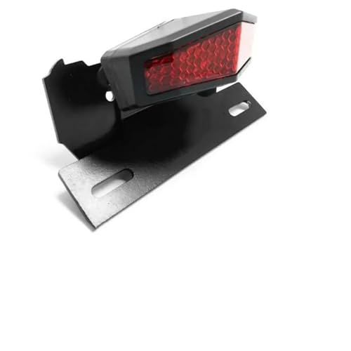 BTCTLPLMKK For CRF450L 2019-2020 テールライトナンバープレートブラケット フェンダーレスキット バイク用 ナンバープレートステー(Red Holder)