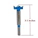 DerBlue 5Pcs Professional Forstner Drill Bit Set Woodworking Hole Saw Wood Cutter, Alloy Steel Wood Drilling Woodworking Hole Boring Bits Set Power Rotary Cutting Tool 15-35mm