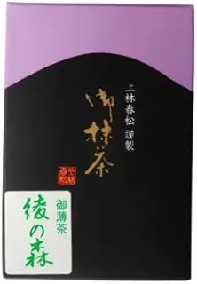 抹茶 無添加 綾の森 創業450余年 老舗茶舗 上林春松本店 20g お薄茶用 抹茶パウダー 日本伝統文化 茶道具 和カフェMatcha Green Tea Powder Kanbayashi Shunsho Honten Japanese Traditional Culture, Tea Ceremony