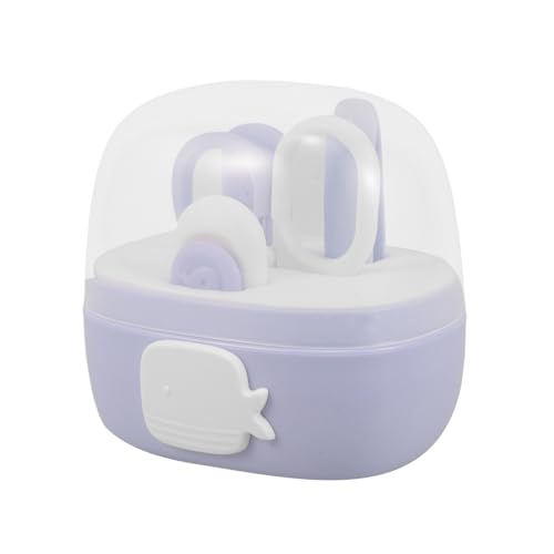 Hohopeti 4pcs Baby Nail Clippers Set Toddler Nail Kit with Rounded Tips Ergonomic Handle for Newborn Toddlers