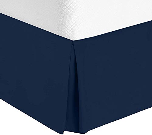 Cruiz Linen Top Selling (Bed Skirt) 600 Thread Count Egyptian Cotton Split Corner [1-PC] Queen Size Bed Skirts 12