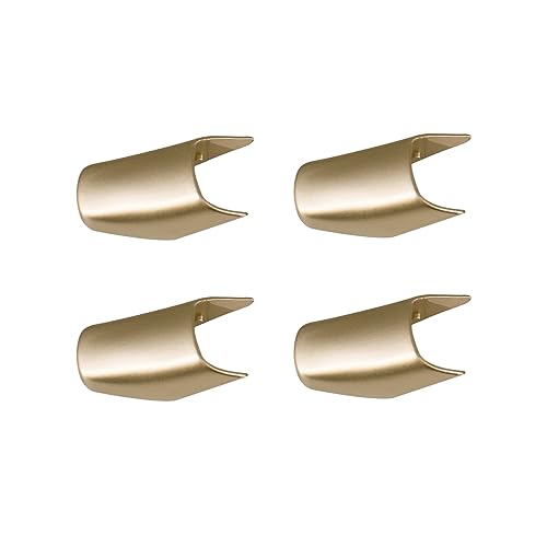 Automkt 4 Pcs Car Door Pull Strap End Caps Fits for 2003-2011 Lincoln Town Car 4.6L V8 Replaces 3W1Z-5422670-AAC Gold