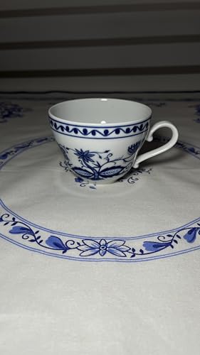 Kahla Zwiebelmuster Porzellan Kaffeetasse Teetasse Tasse 6,5 cm hoch...