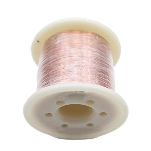 Pipe House 0.05-1.3mm Electromagnet Motor Copper Wire, Polyurethane Enameled Copper Wire, Magnet Wire, Magnetic Coil Winding Wire Soil Electronics (Color : 0.65mm 100g)