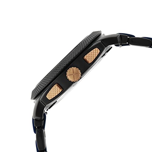 Fossil-Analog-Black-dial-men-Watch-FS5164-Stainless-Steel-Multicolor-Strap