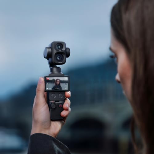 Image of DJI Osmo Pocket 4P Vlog Combo 4K Gimbal Camera with DJI Mic Mini 2, Fill Light & Wide-Angle Lens