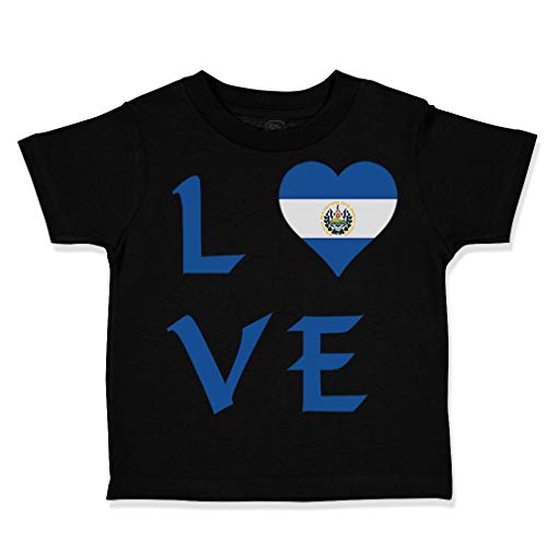 Toddler T-Shirt Love El Salvador Style B Love El Salvador Boy & Girl Clothes