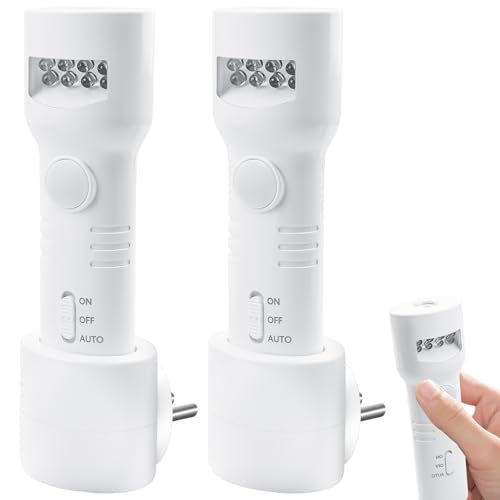 Behogan 2 Stück Nachtlicht Taschenlampe, Wiederaufladbare...