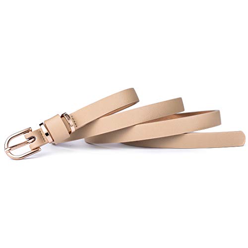 Set of Women’s Skinny Leather Belt Solid Color Waist or Hips Ornament 10 Sizes …2