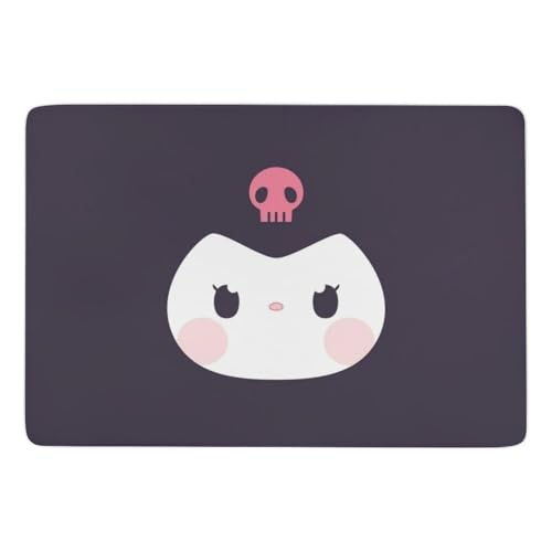 バスマット クロミ サンゴフリース素材 シャギーマット フランネルマット 150×100cm 吸水 速乾 滑り止め付き おしゃれなデザイン リビング 寝室 子供部屋用