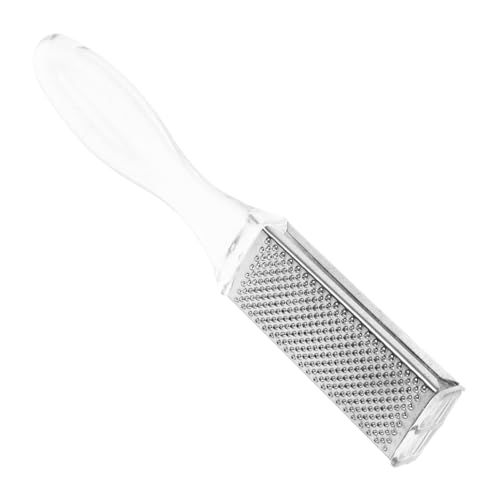 Beavorty Pies De Acero Inoxidable Removedor De Callos Portátil Exfoliante Para Muerta Herramienta De Pedicura Para Talones Agrietados Para Cuidado De Pies Casa