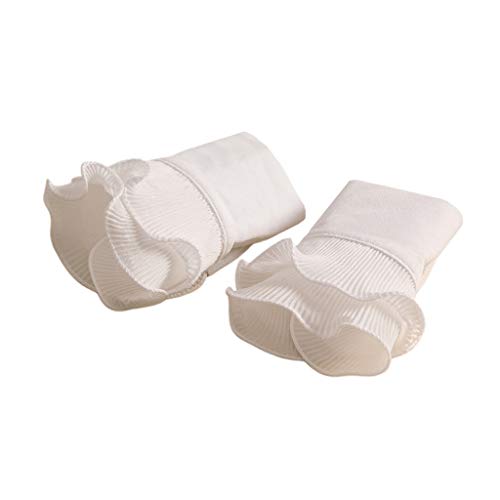 qingqingR Abnehmbare Hemd Plissee Flare Ärmel Falsche Manschetten Einfarbig Plissee Layered Wristband Dekorative Damen Kleidung Zubehör