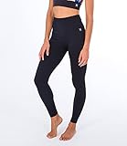 Hurley Damen H2o Dri Seamless Gemusterte Legging Hose, Kaviar, L