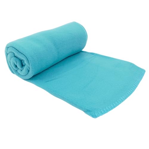 CB Home & Style Fleecedecke Uni 130 x 170 cm Aqua
