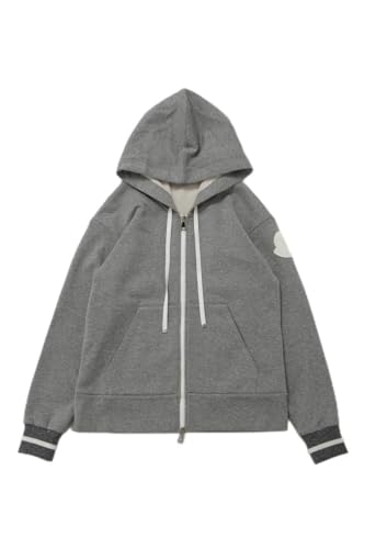 (モンクレール) MONCLER トレーナー ジップアップパーカー フーディー グレー レディース (8G70300 V8101) 【並行輸入品】【XS-グレー】
