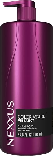 Image of Nexxus Color Assure Vibrancy Shampoo for Color Treated Hair 33.8 oz | For frizz-prone hair, Helps hydrate & moisturize, Shampoo