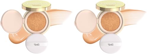 Image of Glam21 Air Cushion CC Matte Foundation Compact | High Coverage Lightweight Foundation for Indian Skin | Long Lasting, Oil Control, Smooth Airbrushed Finish | Travel Friendly Cushion Compact- 11gm (Caramel-03)