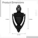 Generic Zinc Alloy Door Knocker, Vintage Entryways Door Knocker With Viewer, Black Peephole For Front Doors