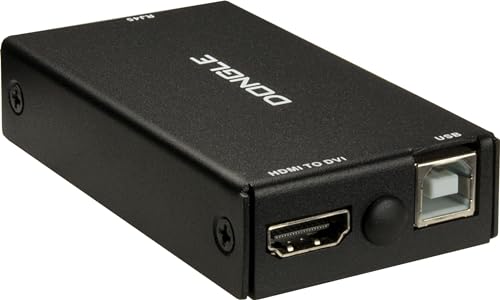 KVM KT-150D Inter-Tech dongle RJ45 DVI suppression encombrement