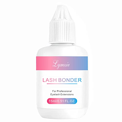 Lymzie Lash Bonder For Eyelash Extension, Super Lash Sealant, Help Adhesive Bonding Power for Better Retention, Eyelash Extension Bonder, Reduces Irritation, Glue Primer Accelerate Drying Time, Increase Lash Retention by up to 30% (15ml)