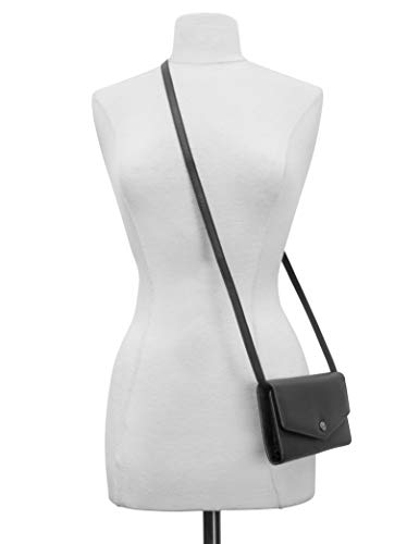 Image of Timberland Women's RFID Leather Crossbody Wallet Phone Bag With Detachable Crossbody Strap
