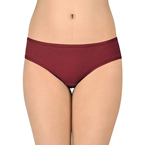 Image of Amante Solid Low Rise Cotton Bikini Panty Pack(Pack of 3)
