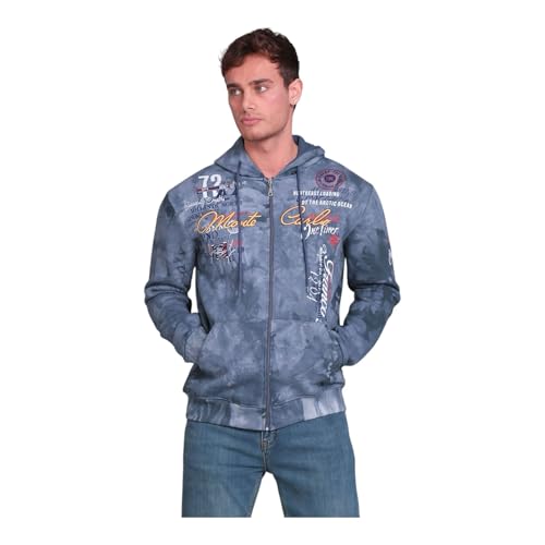 Raff & Taff Herren Zipper Hoodies Kapuzenjacke Sweatjacke Übergangsjacke...