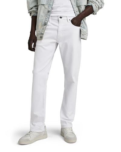 G-STAR Raw - Mens Mosa Straight Jeans, Color Paper White Gd, Size: 30W x 32L