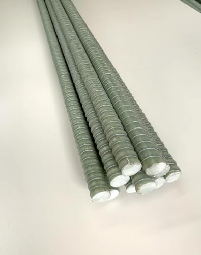 10 Pieces - #3 (10mm) SRG - Salt Rock Group Fiberglass Rebar x 96'' Length, natural
