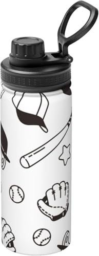 野球 クール スポーツ 水筒 真空断熱 保温 保冷 スポーツボトル 人気 ステンレスボトル スポーツ飲料対応 漏れない 直飲み530ml 男の子 女の子 おしゃれ 大人 子供 アニメ グッズ キャラクター プレゼント v6gb81