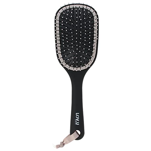 PARSA Beauty LOV.U Entwirrbürste Wet & Dry (Schwarz) – Haarbürste mit Multi-Flexible-Nylonpins – Haarbuerste – Hair brush women – Harebürste PARSA Beauty LOV.U Entwirrbürste Wet & Dry (Schwarz) – Haarbürste mit Multi-Flexible-Nylonpins – Haarbuerste – Hair brush women – Harebürste