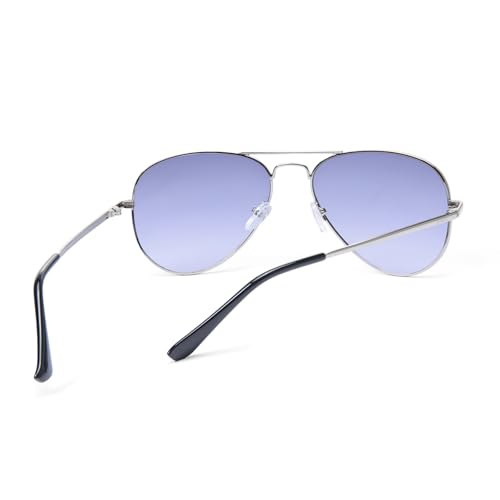 Image of IDEE 100% UV Protected Sunglasses for Unisex | Size- Large | Shape- Aviator | Model- IDS2500