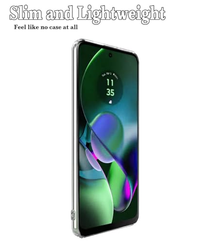 Image of Amazon Brand - Solimo Mobile Cover for Motorola Moto G64 5G / G54 5G / G54 Power 5G (Soft & Shockproof Back Case with inbuilt Cushioned Edges), Transparent