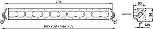 HELLA LBX 720 LED Light Bar 27