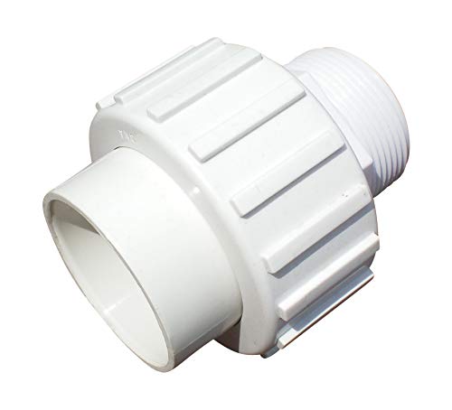 SPIRATO Einlaufdüse für Stahlwandbecken Einströmdüse weiß mit Rohranschluss 50mm