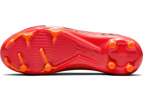 Nike Jr. Superfly 9 Academy Mercurial Dream Speed Little/Big Kids' MG High-Top Soccer Cleats (FJ0353-600, Light Crimson/Bright Mandarin/Black/Pale Ivory) Size 63