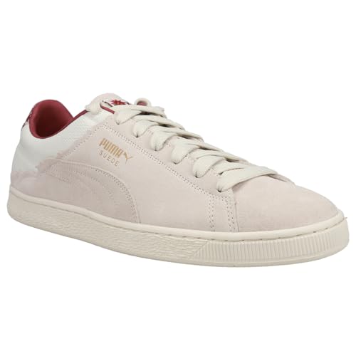 PUMA Mens Suede & Chill Lace Up Sneakers Shoes Casual - Off White - Size 10 M2
